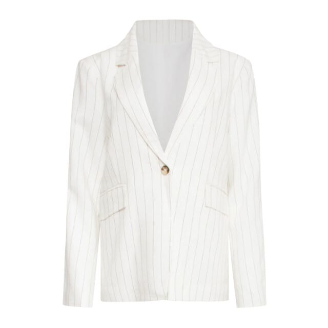 Smashed Lemon 25130 te pinstripe linnen blazer |
