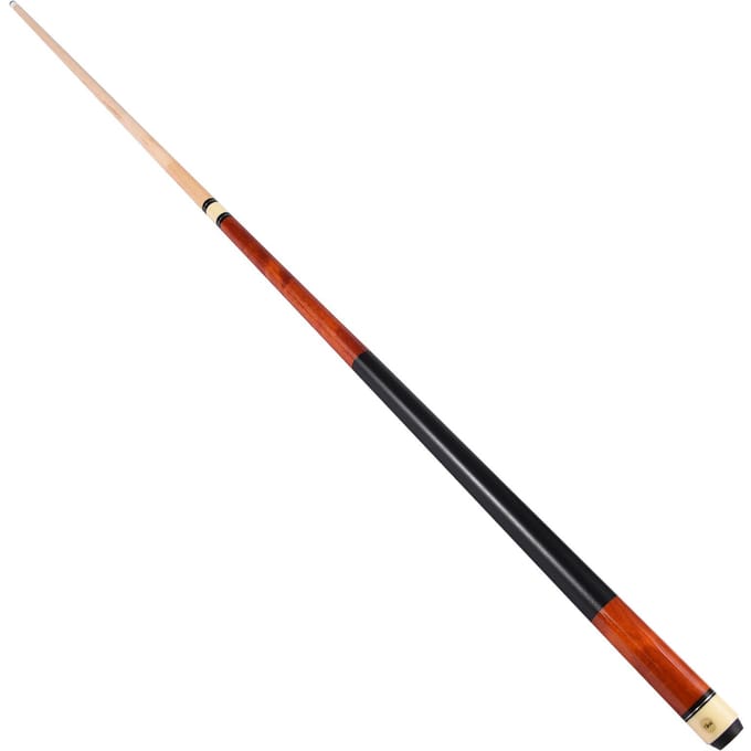 Pool Sticks voor volwassenen 1,50 m/59in High-End Poolkeu Esdoorn Dubbeldelig Biljartontwerp 13MM Groot oranje