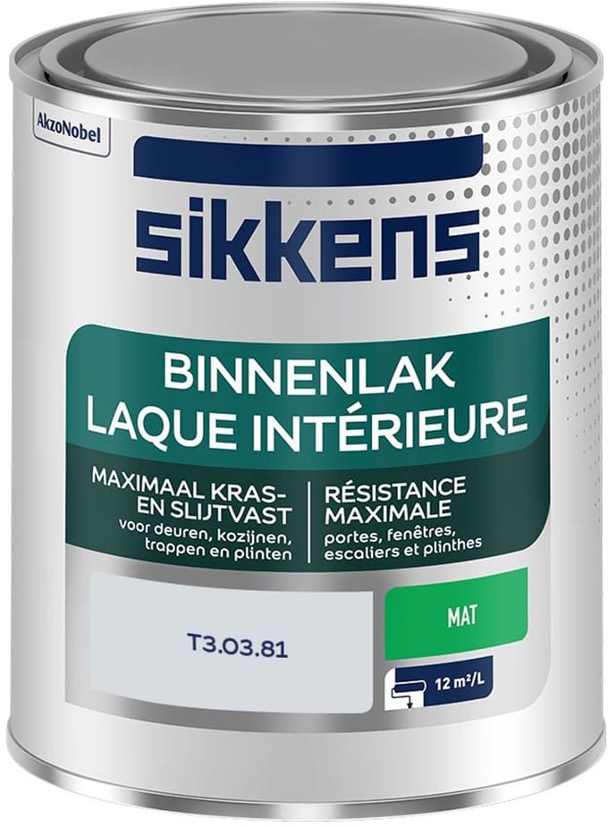 Sikkens - Binnenlak Mat - T3.03.81 - Mengverf - 750 Ml