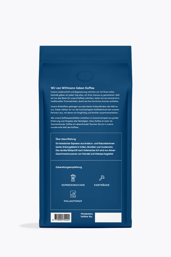 Wittmann Kaffee Espresso Milanees 1kg