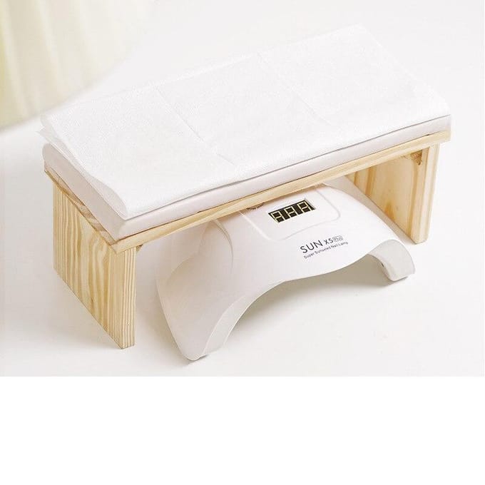 Table de manucure en bois, repose-main, coussin pour repose-bras, pour Salon de manucure, outil de Nail Art, repose-main, porte-oreiller blanc