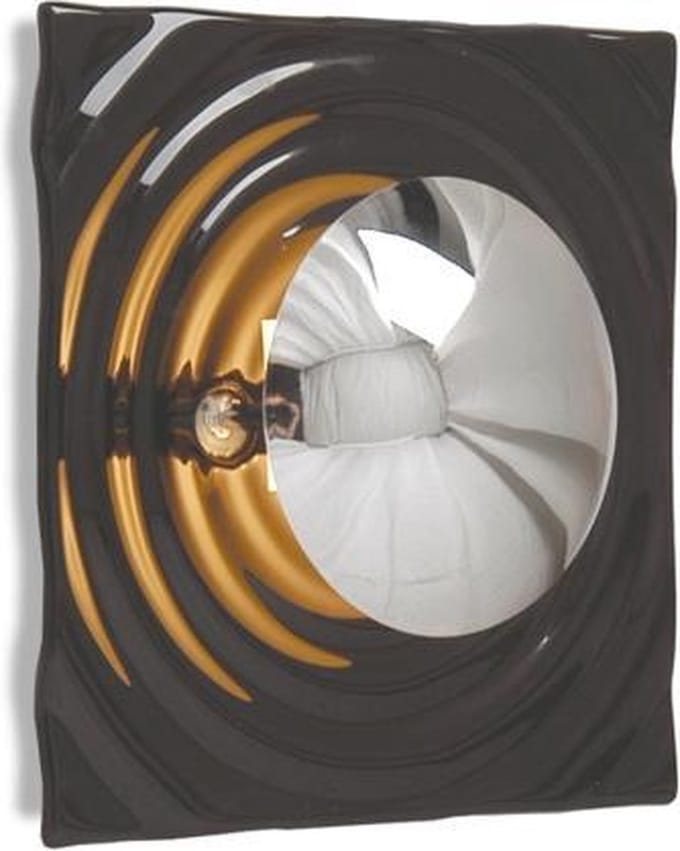 Linea Verdace - Wandlamp Onda - Zwart + Chroom