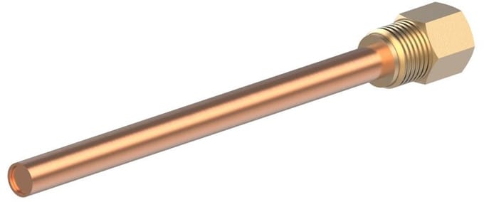 Danfoss Dompelbuis R 1/2 messing 182 mm, voor AVTB, AVTB, 013U0290