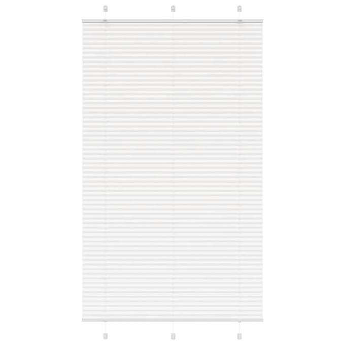 vidaXL - Plissé - rolgordijn - 120x200 - cm - stofbreedte - 119,4cm - polyester - wit