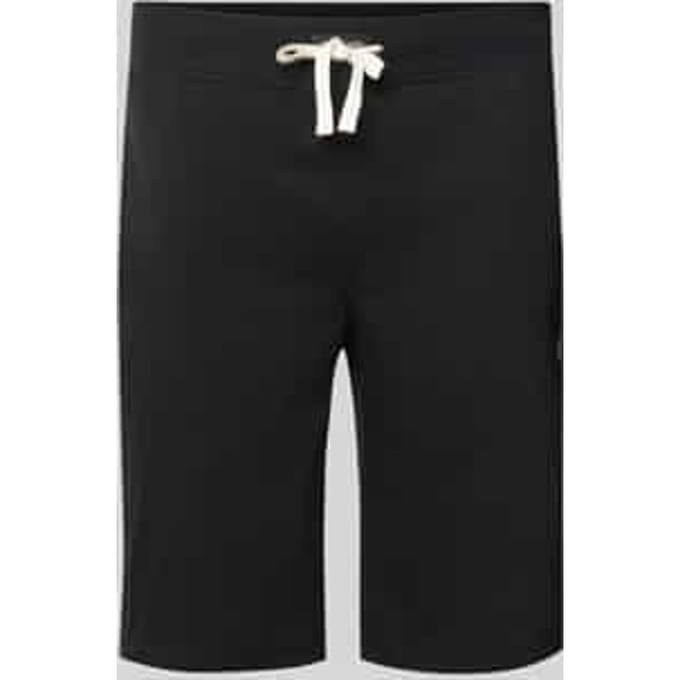 Korte broek van jersey met geborduurd logo