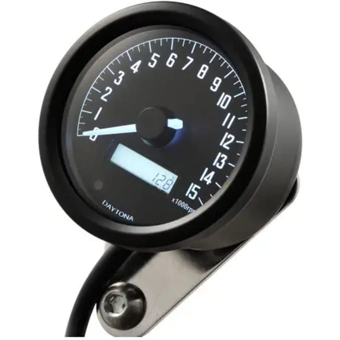 Digitale toerenteller met standaard Daytona Velona 2 15000 trs/min