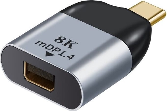 Mini Display Port naar Usb C Adapter - Mini DP Thunderbolt to Usb C Adapter