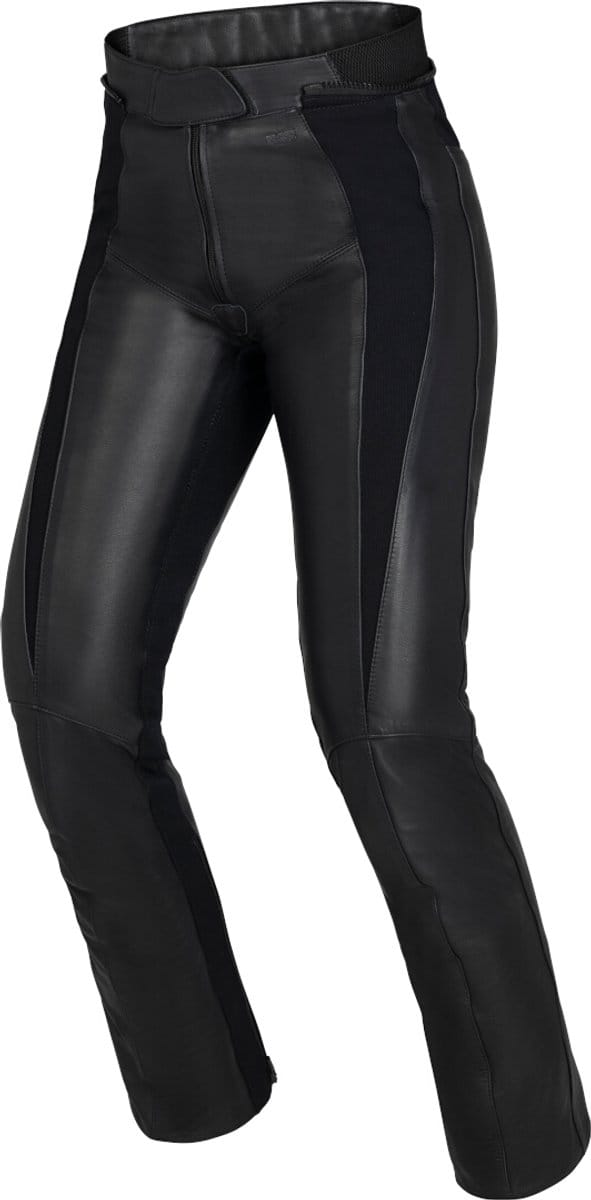 IXS Aberdeen Dames Zwarte Leren Motorbroek - Broek