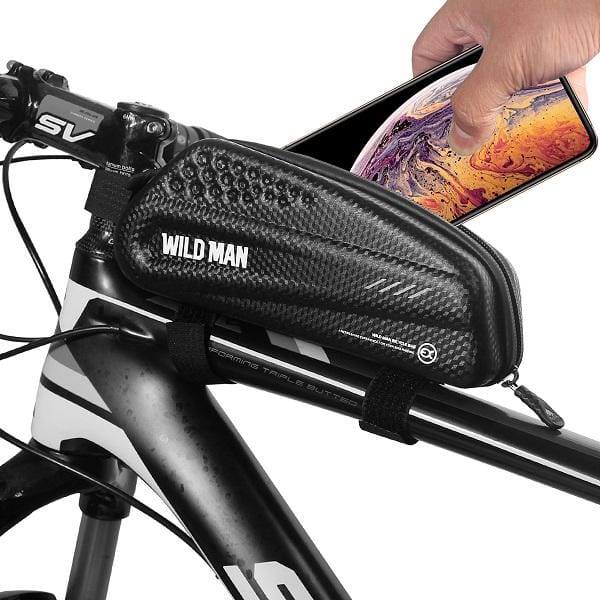 WILDMAN Fietsframekoffer/tas EX fietshouder zwart/zwart