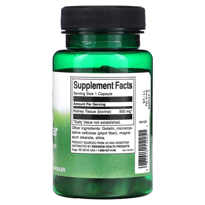 Nieruitscheiding, 500 mg, 60 Capsules