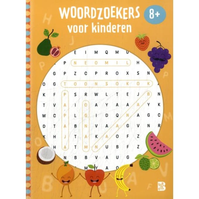 Puzzelboeken 1 - Woordzoekers voor kinderen 8+