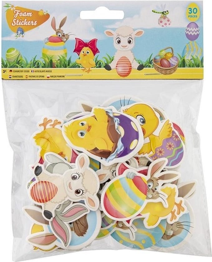 Grafix Foam stickers Easter 30 pcs.