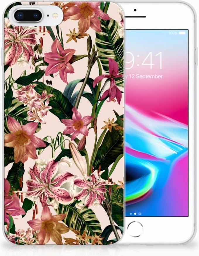 Apple iPhone 7 Plus | 8 Plus TPU Case Flowers