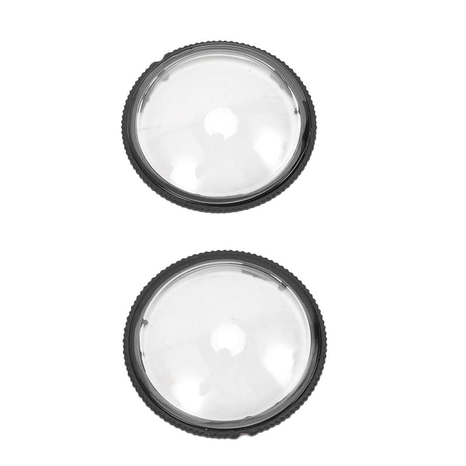Lot de 2 protège-objectifs pour étui de protection d'objectif X4, accessoires de caméra d'action, housse de protection d'objectif white