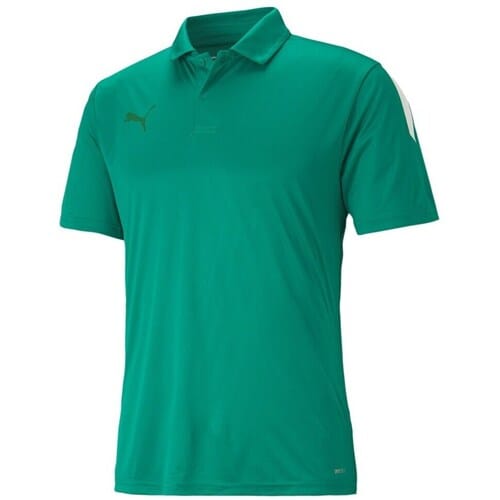 Polo Shirt Korte Mouw Puma Polo manches courtes teamLIGA Sideline Vert