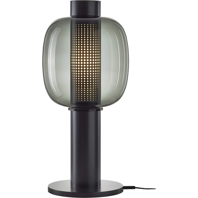Brokis Bonbori Large Tafellamp - rookgrijs - zwart