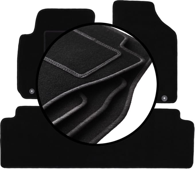 Complete set veloursmatten voor: Kia Sportage II SUV (2004-2010)