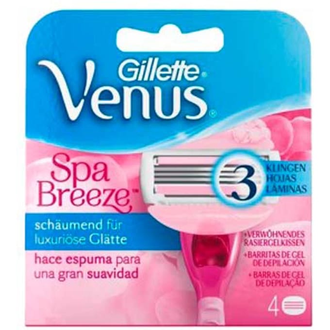 Gillette Venus Spa Breeze - 4 stuks