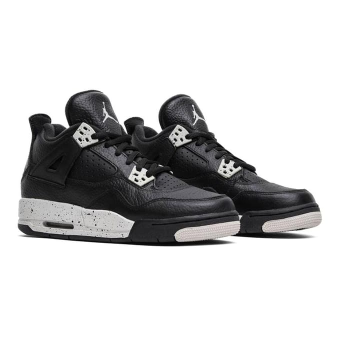 Jordan 4 Retro Oreo 2015 GS 408452-003 37.5 black