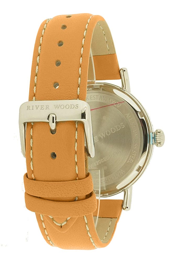 River Woods Sacramento RW420020 Horloge - Leer - Bruin - Ø 42 mm