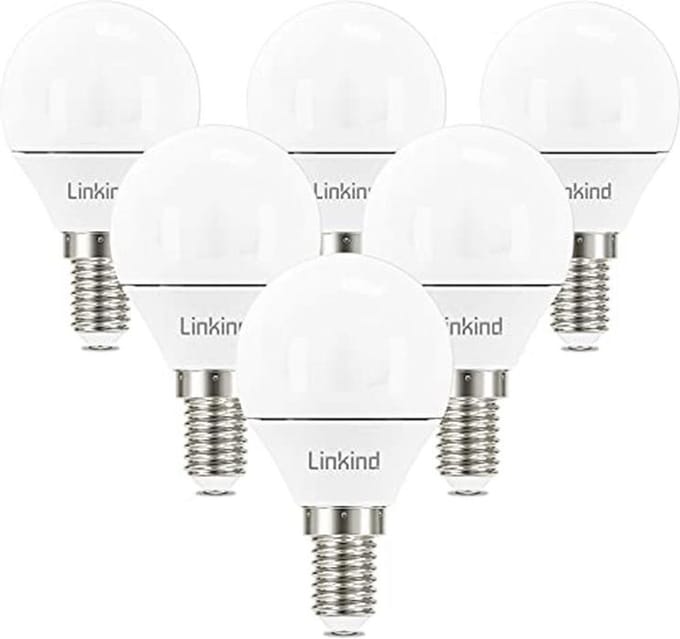 E14 LED Golf P45/G45 Lamp 4,9 W - Vervangt 40W - 500 lm - Daglichtwit - 6 Stuks