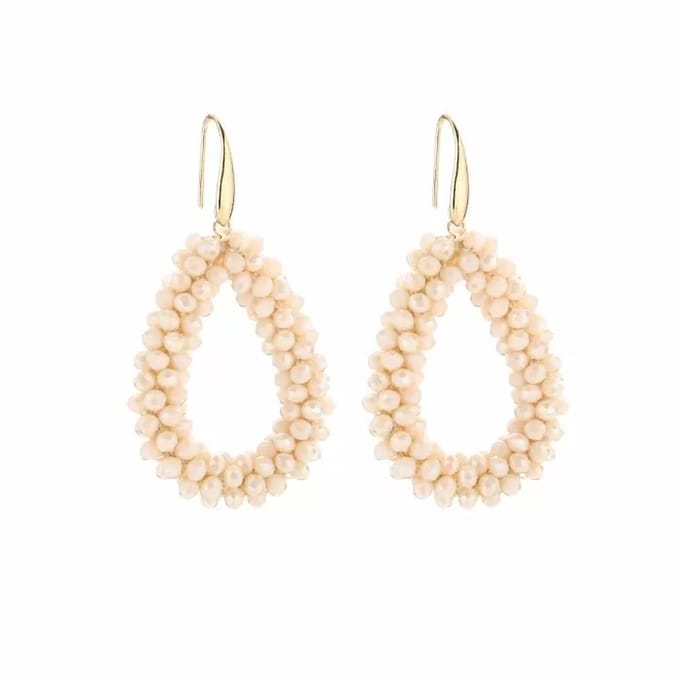 Oorbellen Susan - Michelle Bijoux - Oorbellen - One size - Goud/Beige