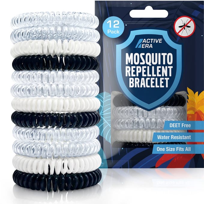 Active Era Muggenwerende Armbanden – 12 stuks met 3 kleuren