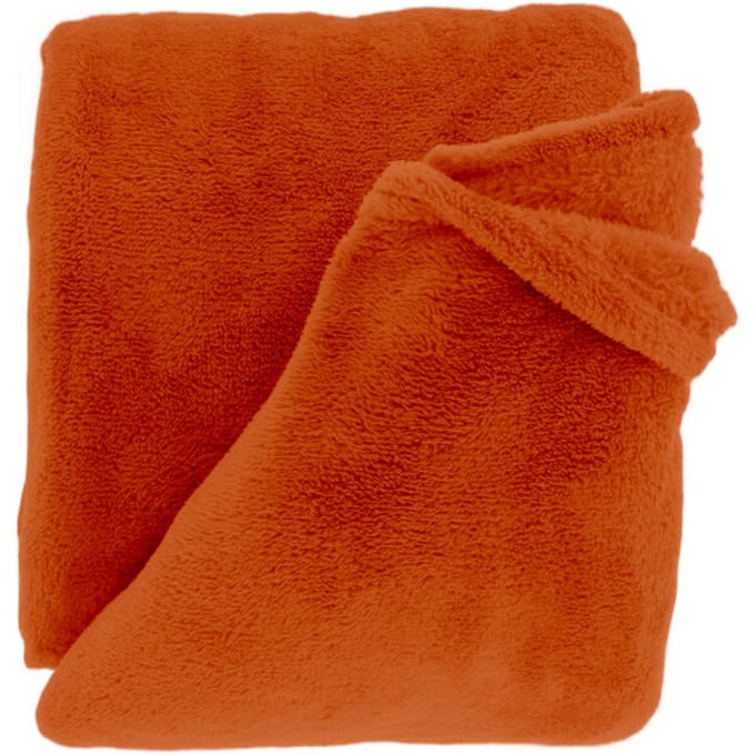 Unique Living - Plaid Justin 150x200cm - Orange Flame