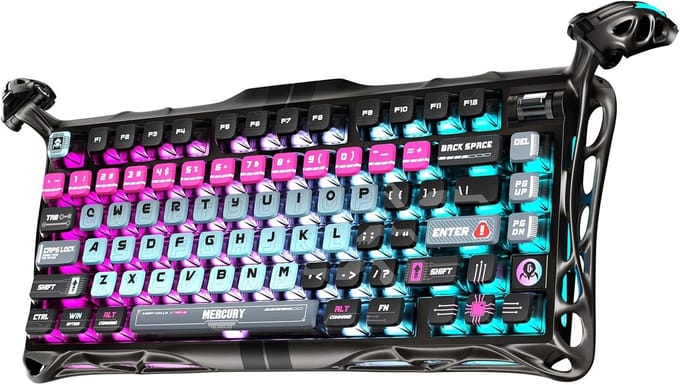 Mechanisch Gaming Toetsenbord met Hall Effect Switches - Compact Formaat