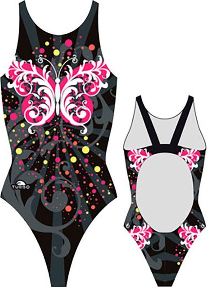 Turbo Butterfly Stars Pro Resist Zwemkleding Zwart S Vrouw