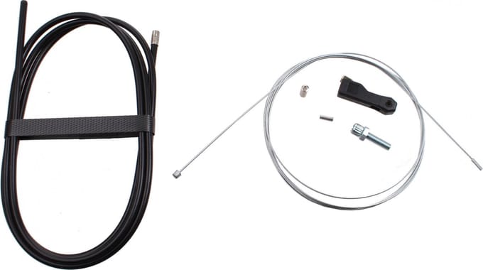 Slurf Versnellingskabel met Click-spanner - 250 cm - Zwart - Staal - Voor Sachs systemen