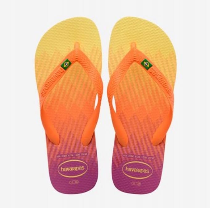 Havaianas - Teenslippers - Oranje - EU 35-36 - Jeugd