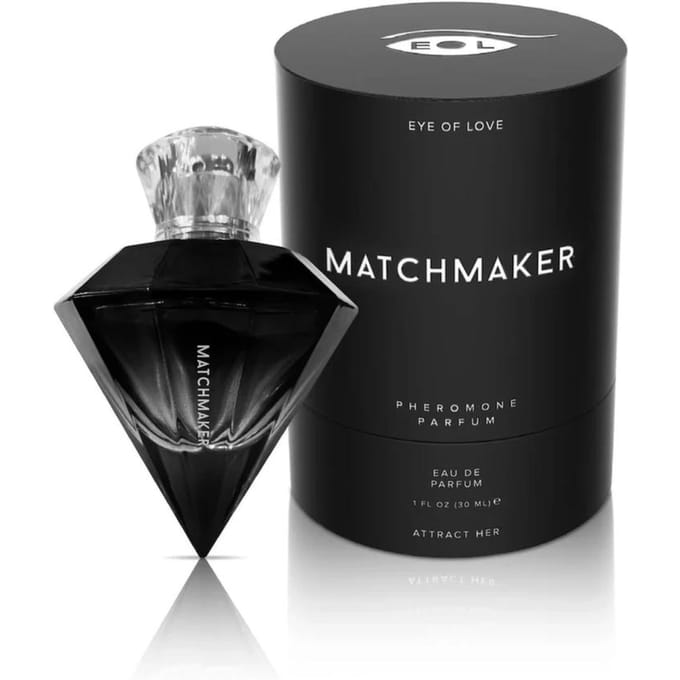 Œil d'Amour - Parfum avec phéromones pour hommes Matchmaker Diamant Noir 30 ml