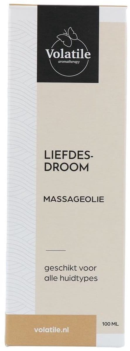 Volatile Massageolie liefdesdroom glas met pomp 100 Milliliter
