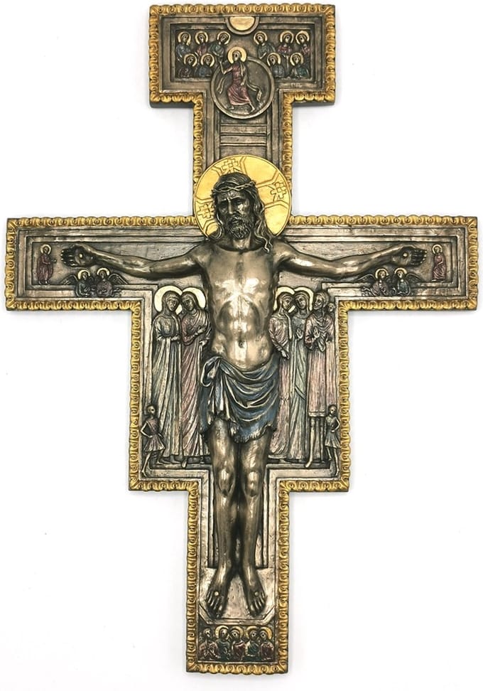 Veronese Design beeld/figuur - San Damiano Crucifix 40,5cm