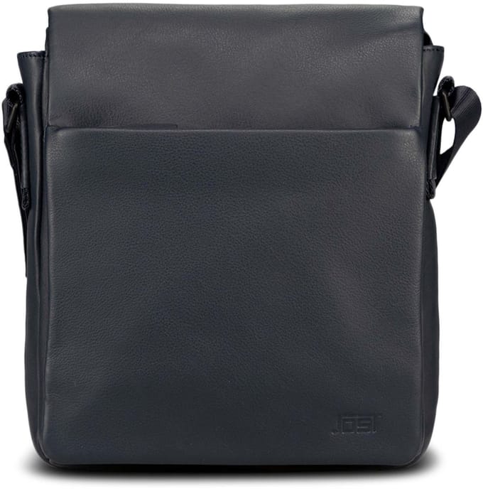 JOST schoudertas met laptopvak Tromsoe Crossover Blue donkerblauw