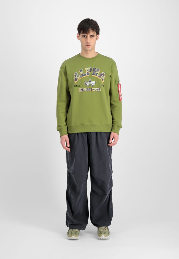 Sweatshirt Alpha Industries College Camo