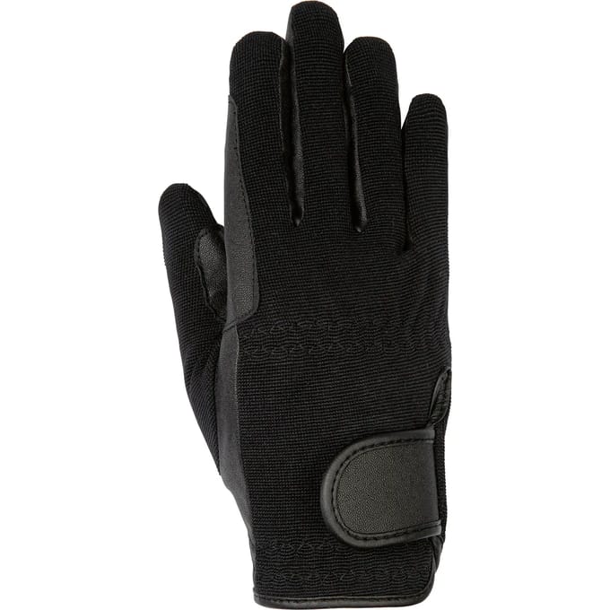Synthetisch lederen handschoenen HKM
