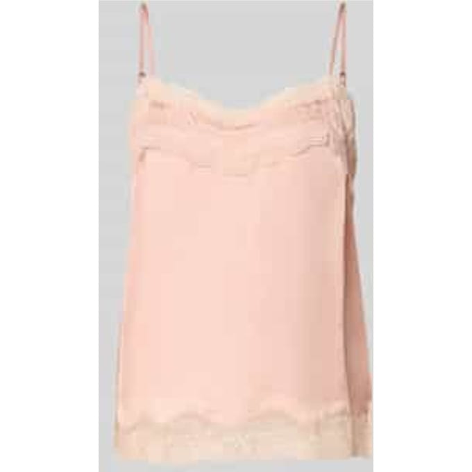 Regular fit blousetop met kant