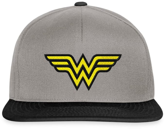 DC Comics Wonder Woman Logo Borduurwerk Snapback cap