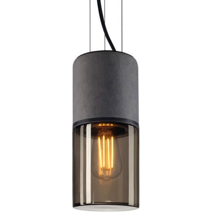 SLV Lisenne hanglamp met rookglas
