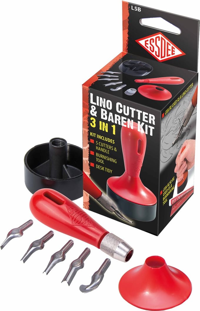 Lino Cutter & Stamp Carving Kit 3 in 1