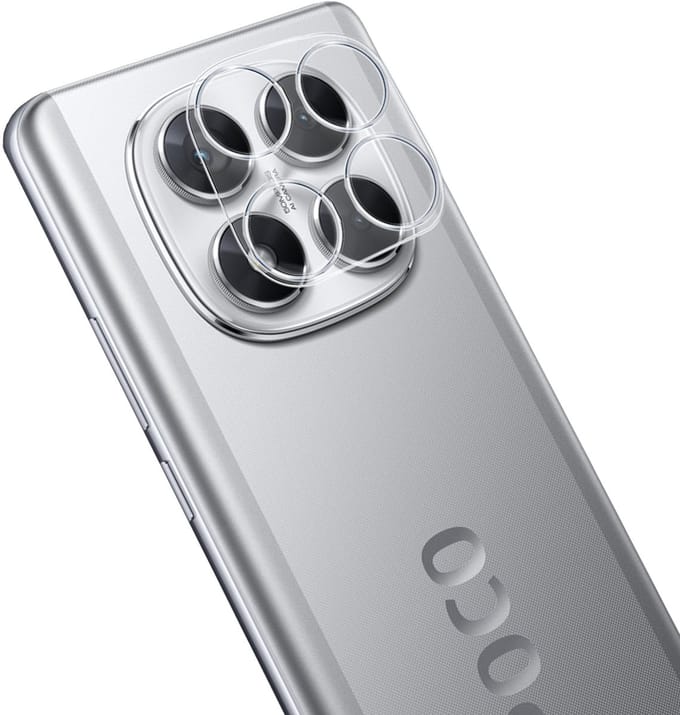Camera Lens Protector Geschikt voor Xiaomi Poco X7 - Extra Sterk - Camera Screenprotector Beschermglas - Gehard Glas - Tempered Glass - Screen Protector