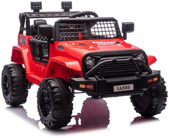Jeep 12V Kinderauto Rood