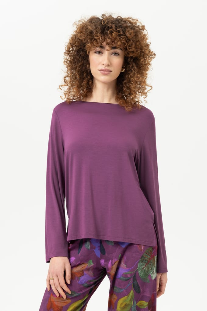 Shirt met lange mouwen Serie Pure Chic Crushed Berry