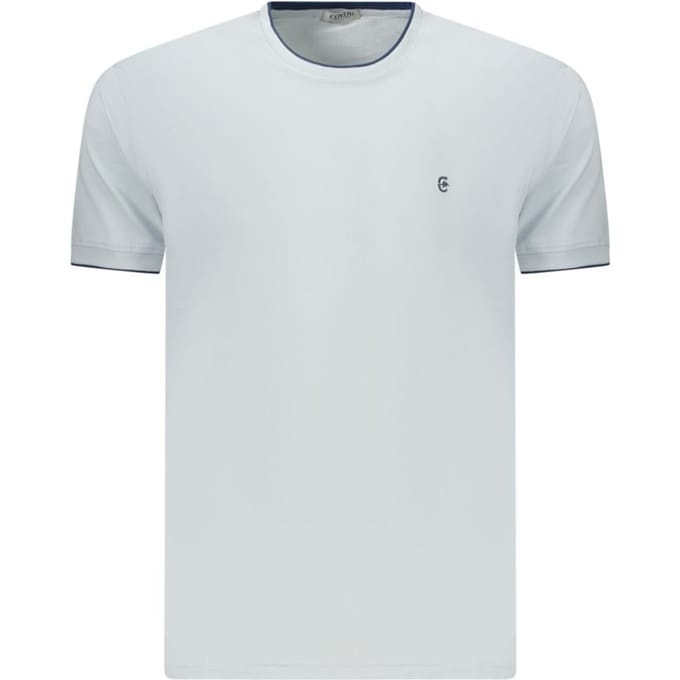 Coveri Moving Azzurro Katoenen Heren T-shirt
