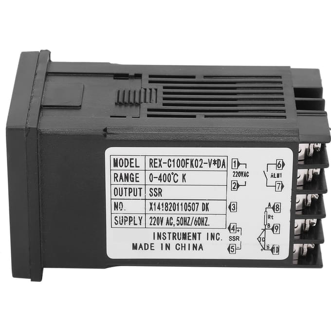 BERM Régulateur de Température Affichage Numérique Thermostat Intelligent Interrupteur REXC100FK02VxDA 220V gray