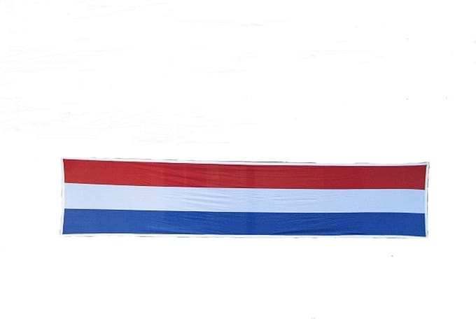 Nederlandse Spandoek vlag Nederland 78,5 x 400 cm