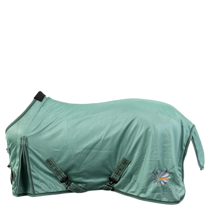 Br Mini Horse Anti-vliegendeken Groen 80-110 cm
