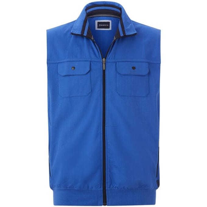 Babista herren Sweatbodywarmer - 68/70 - koningsblauw - Plus Size